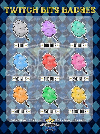 Emblemas de Bits - Algodón de Azúcar
