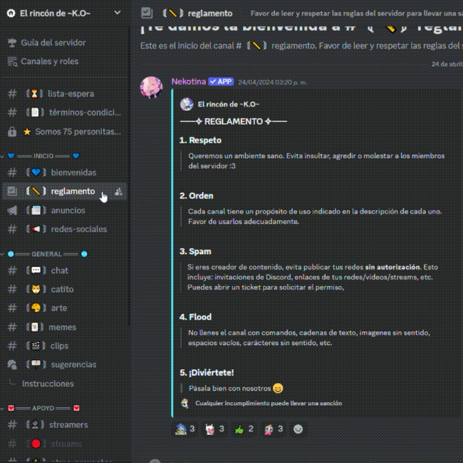 Tutorial-Discord No hay fechas importantes por el momento.